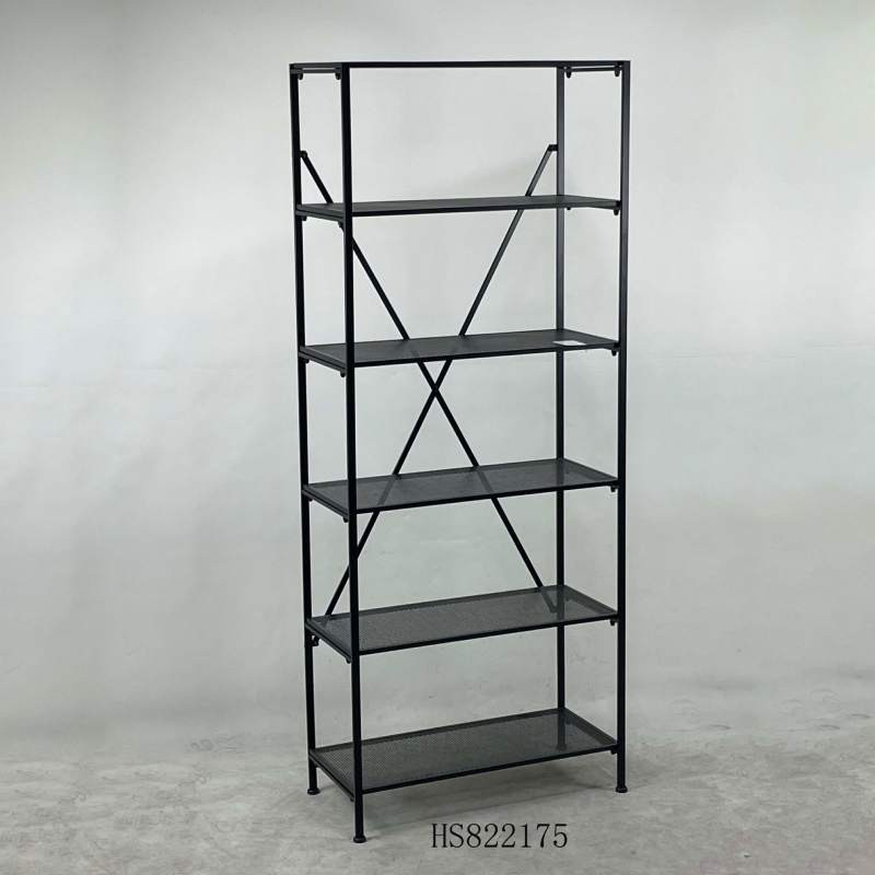 Mensola espositiva in metallo nero